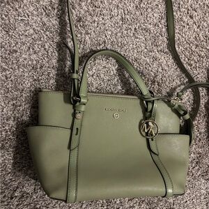 Michael Kors Olive Satchel Bag